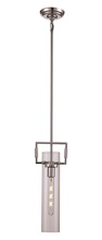 Trans Globe PND-2155 PC - 1LT PENDANT TUBE CL-PC